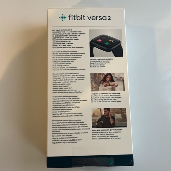 Fitbit Versa 2 - Smartwatch - Small/Large Bands - Picture 3 of 5